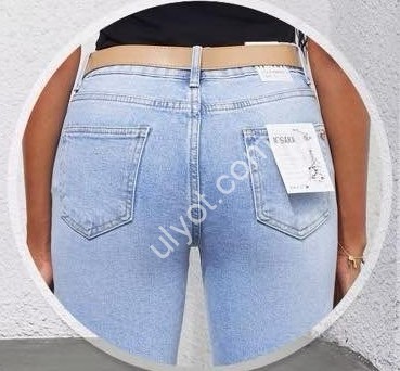 ДЖИНСЫ M.SARA (XS-XL) ГОЛУБОЙ 8902-5