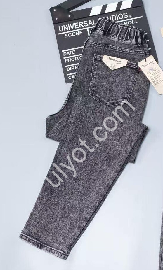 ДЖИНСЫ  VI&D (31-38) МОМ СЕРЫЙ 5054