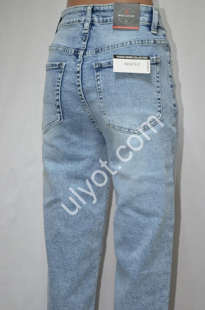 Фото 1 ДЖИНСЫ RELUCKY (25-30) ГОЛУБОЙ 611-2