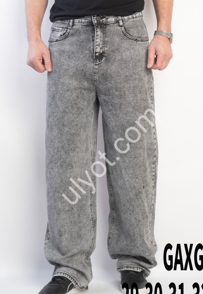 ДЖИНСИ GAXGAX (29-38) СІРИЙ 1279