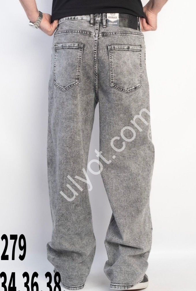 ДЖИНСИ GAXGAX (29-38) СІРИЙ 1279