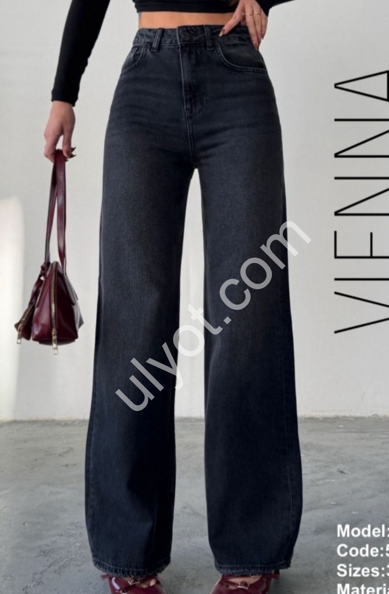 ДЖИНСЫ ZEO BASIC (34-42) ГРАФИТ 5133