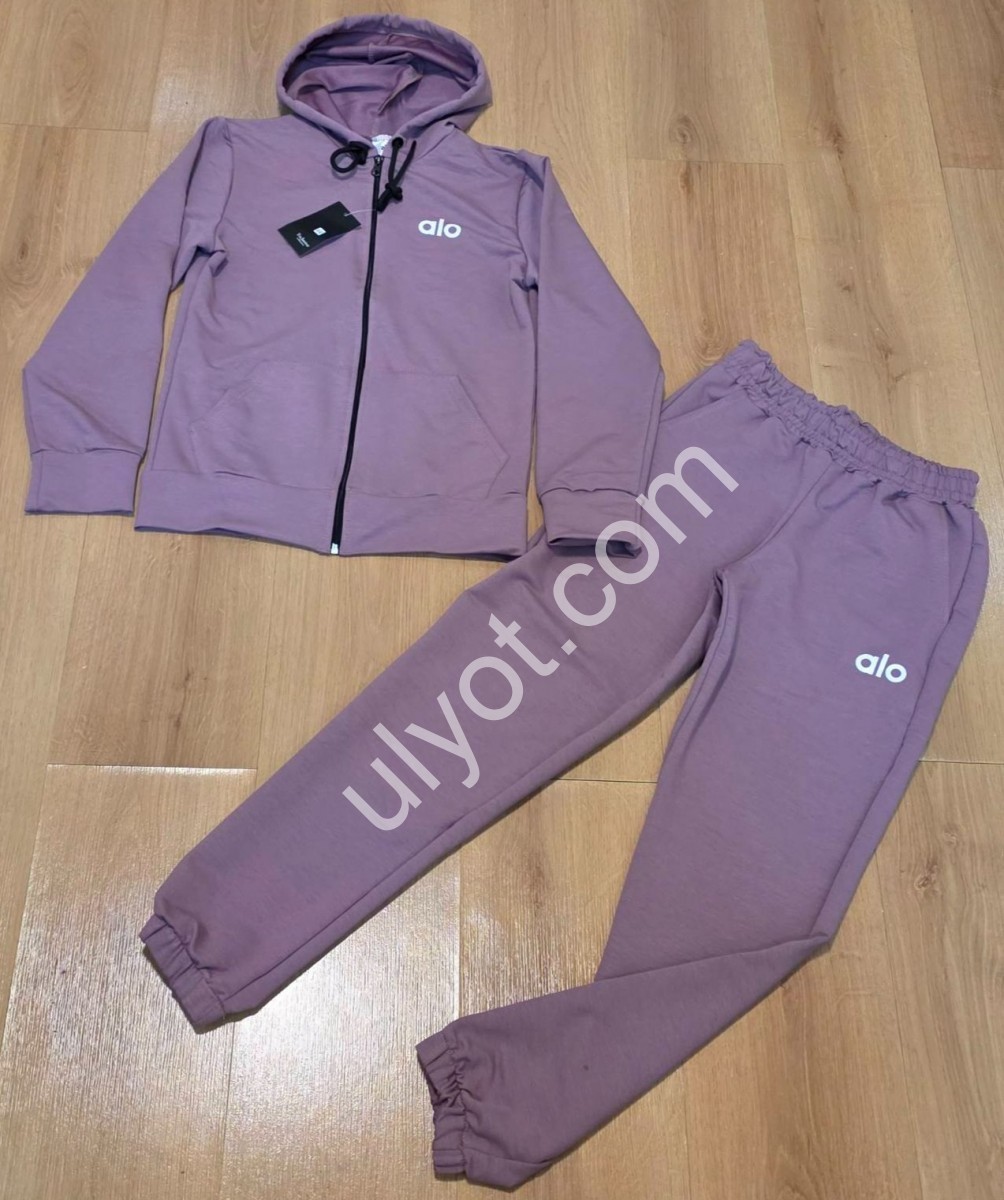 СПОРТИВНЫЙ КОСТЮМ A15 (7-12 ЛЕТ) МАНЖЕТ СИРЕНЕВЫЙ 