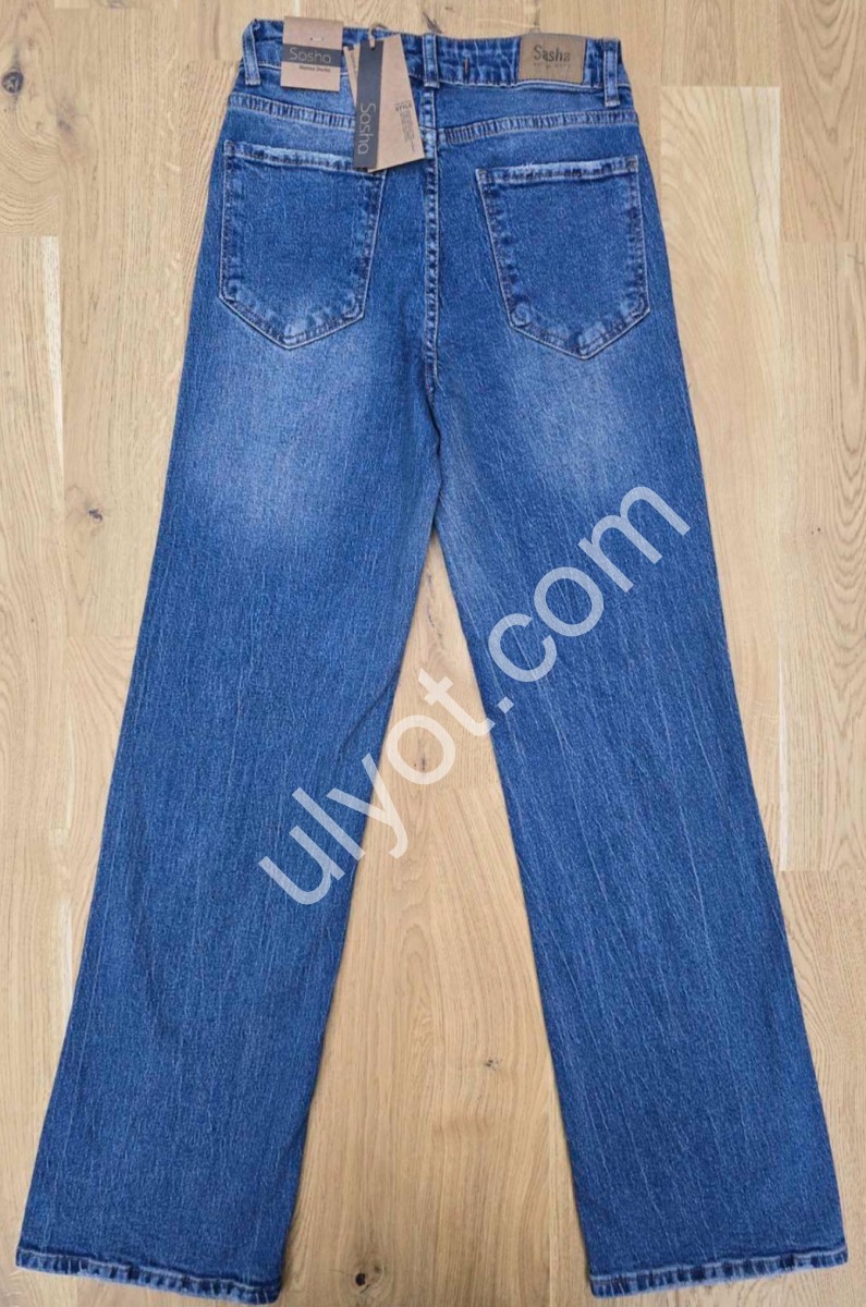 ДЖИНСЫ SASHA (26-31) Т.СИНИЙ 2640