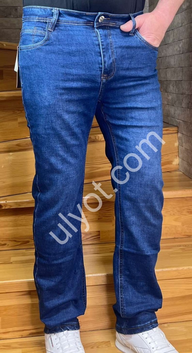 ДЖИНСЫ LONGFEI (32-40) Т.СИНИЙ 360B
