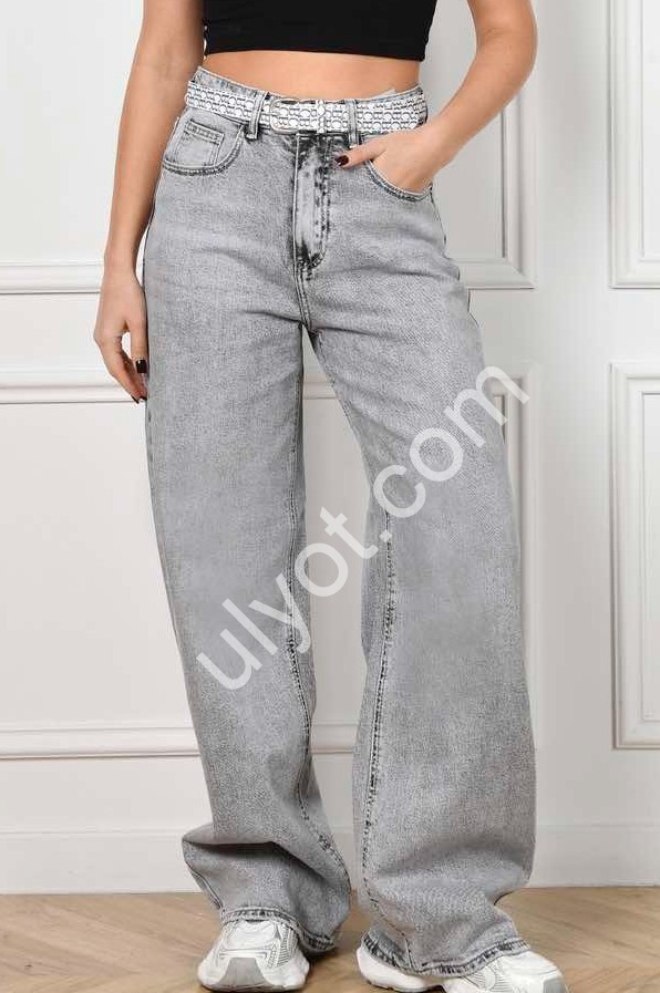 ДЖИНСИ KT.MOSS (28-33) СІРИЙ 778