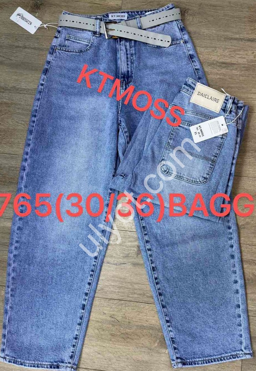 ДЖИНСИ KT.MOSS (30-36) СИНІЙ 765
