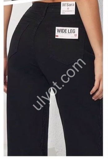 ДЖИНСЫ M.SARA (XS-XL) СТРАЗЫ ЧЕРНЫЙ 3926-13