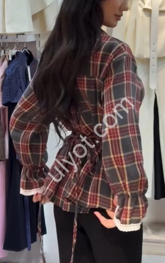 СОРОЧКА (OVERSIZE 42-46) ЧЕРВОНИЙ 588