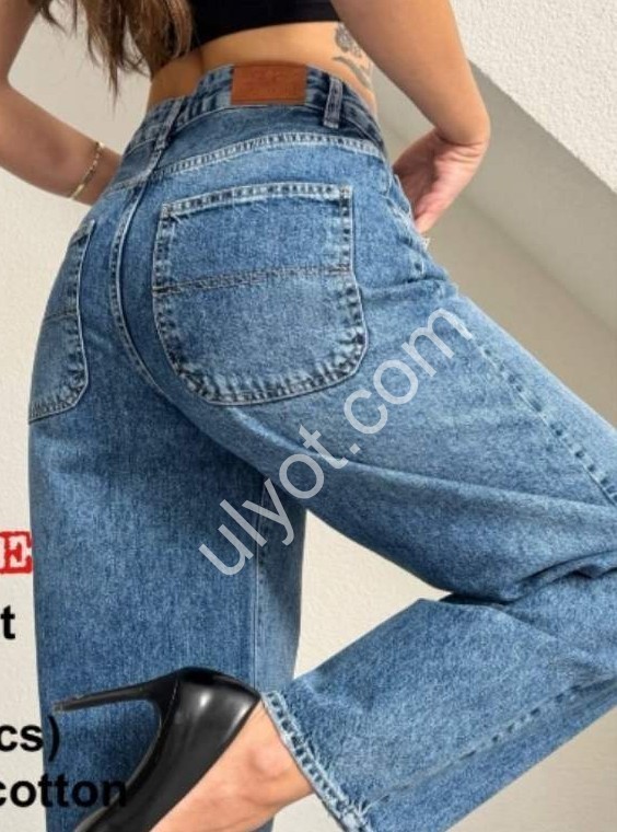 ДЖИНСЫ ZEO BASIC (30-36) СИНИЙ 5213