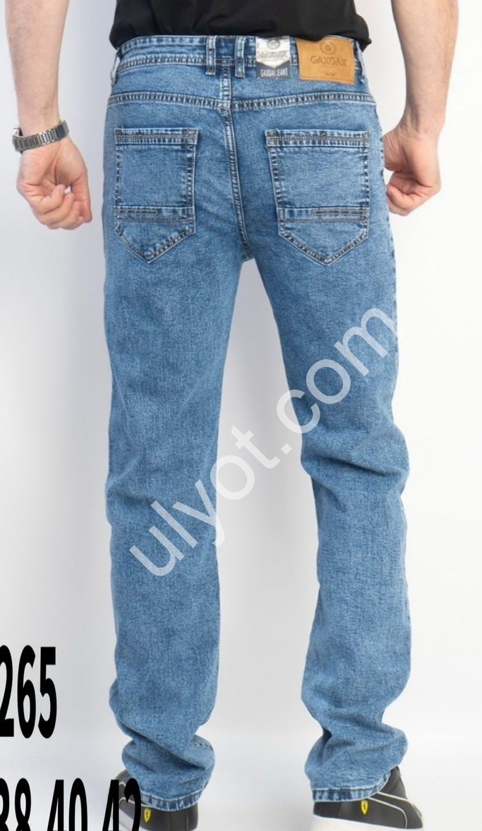 ДЖИНСЫ GAXGAX (32-42) СИНИЙ 1265
