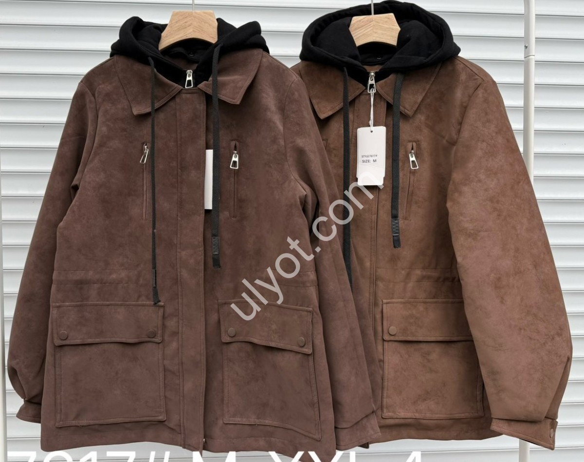 КУРТКА (M-2XL) КОРИЧНЕВЫЙ 7617