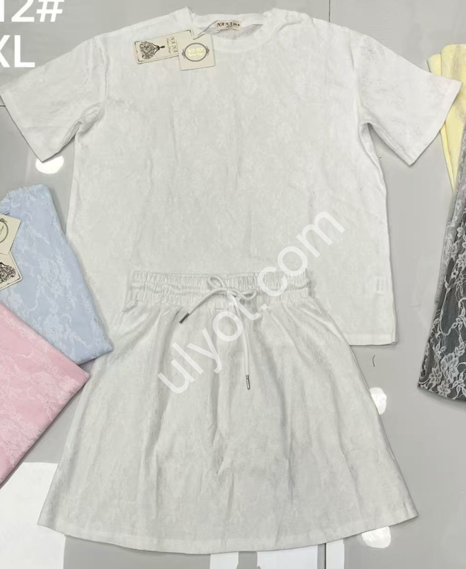 КОСТЮМ Спідниці (44-50) Жовтий TWO-12