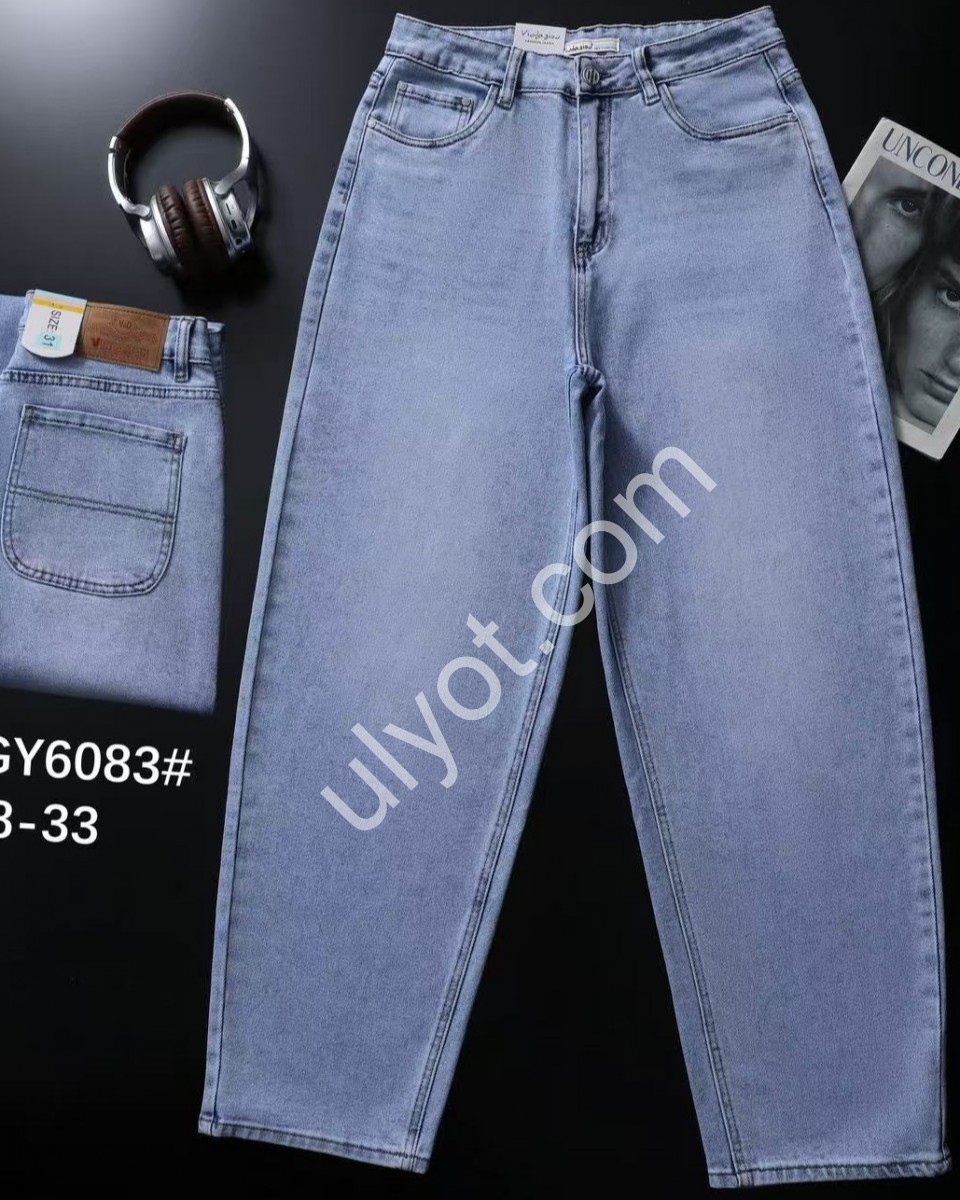 ДЖИНСИ V&D (28-33) БЛАКИТНИЙ 6083