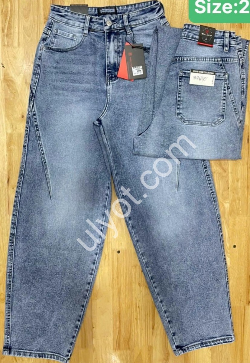 ДЖИНСЫ RELUCKY (28-33) СИНИЙ 0303-1