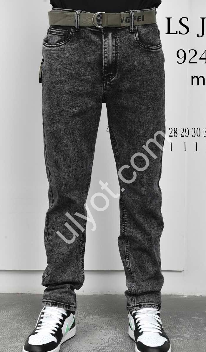 ДЖИНСЫ LS JEANS (28-36) ГРАФИТ 924