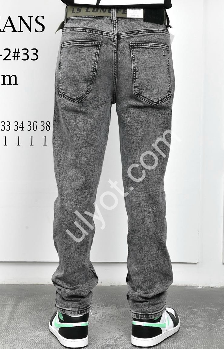 Фото 1 ДЖИНСЫ LS JEANS (28-36) ГРАФИТ 963-2