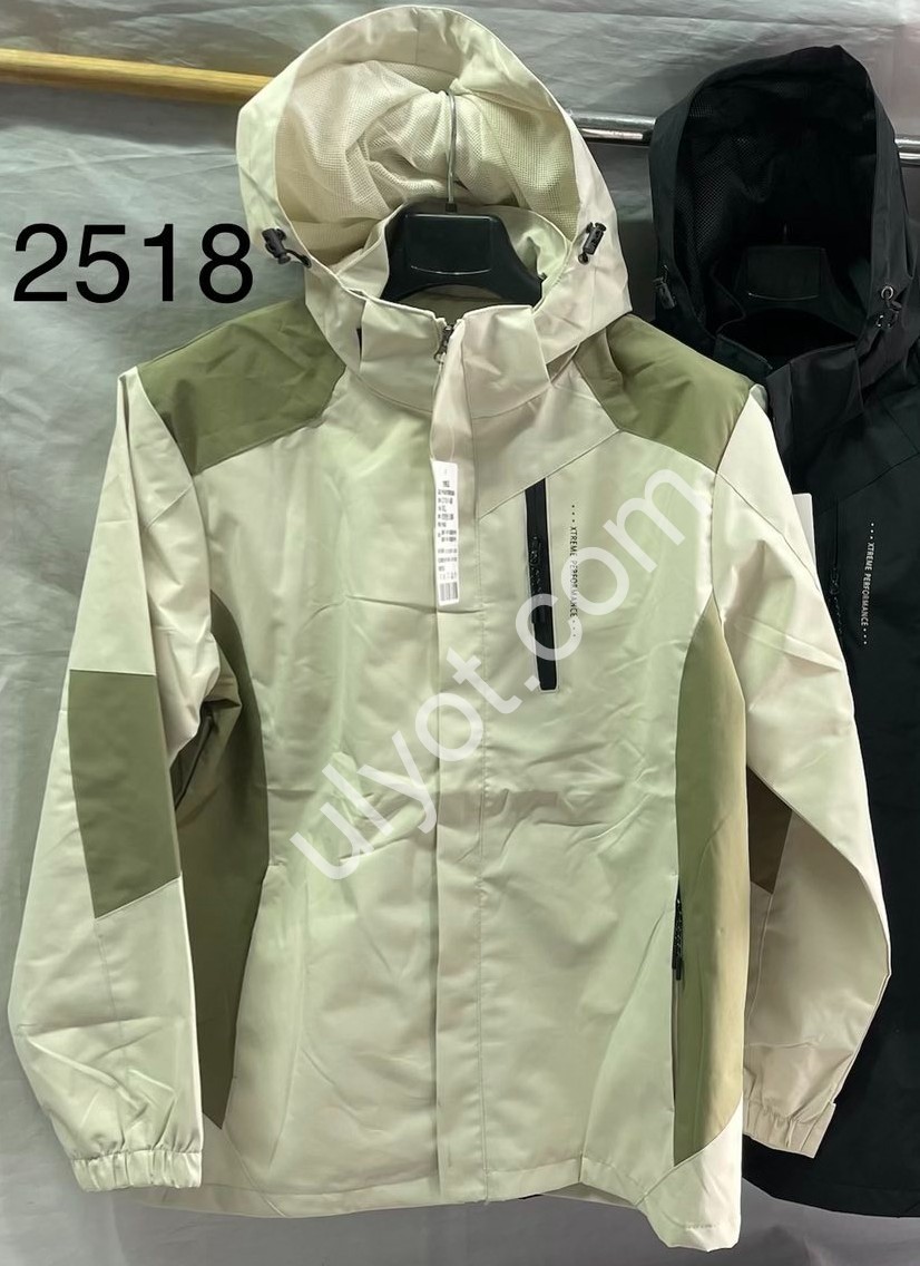 ВЕТРОВКА (XL-5XL) ЧЕРНЫЙ 2518