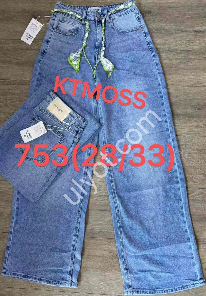 ДЖИНСИ KT.MOSS (28-33) БЛАКИТНИЙ 753