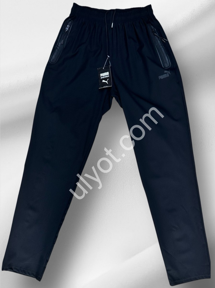 СПОРТ. ШТАНЫ P15 (46-54) ПРЯМОЙ ЧЕРНЫЙ 152/108