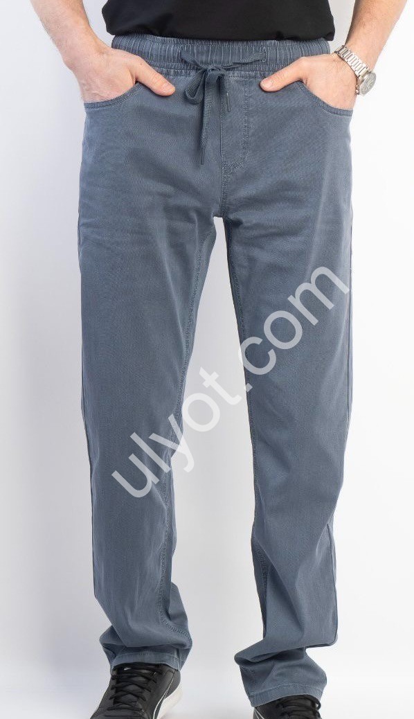ДЖИНСИ BASANJIU (32-40) СІРИЙ 128-9