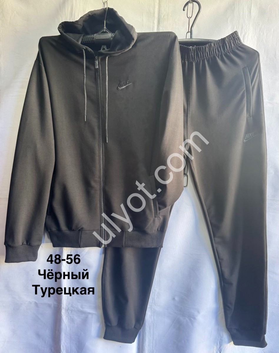 СПОРТ.КОСТЮМ N02 (48-56) МАНЖЕТ ЧЕРНЫЙ 