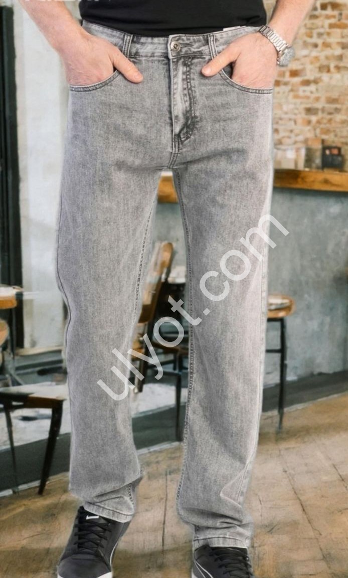 ДЖИНСЫ CAPTAIN (32-42) ГРАФИТ 19183