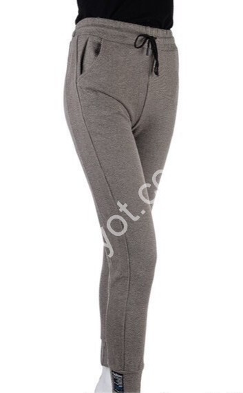 СПОРТ.ШТАНИ (S-2XL) МАНЖЕТ ГРАФІТ 1811