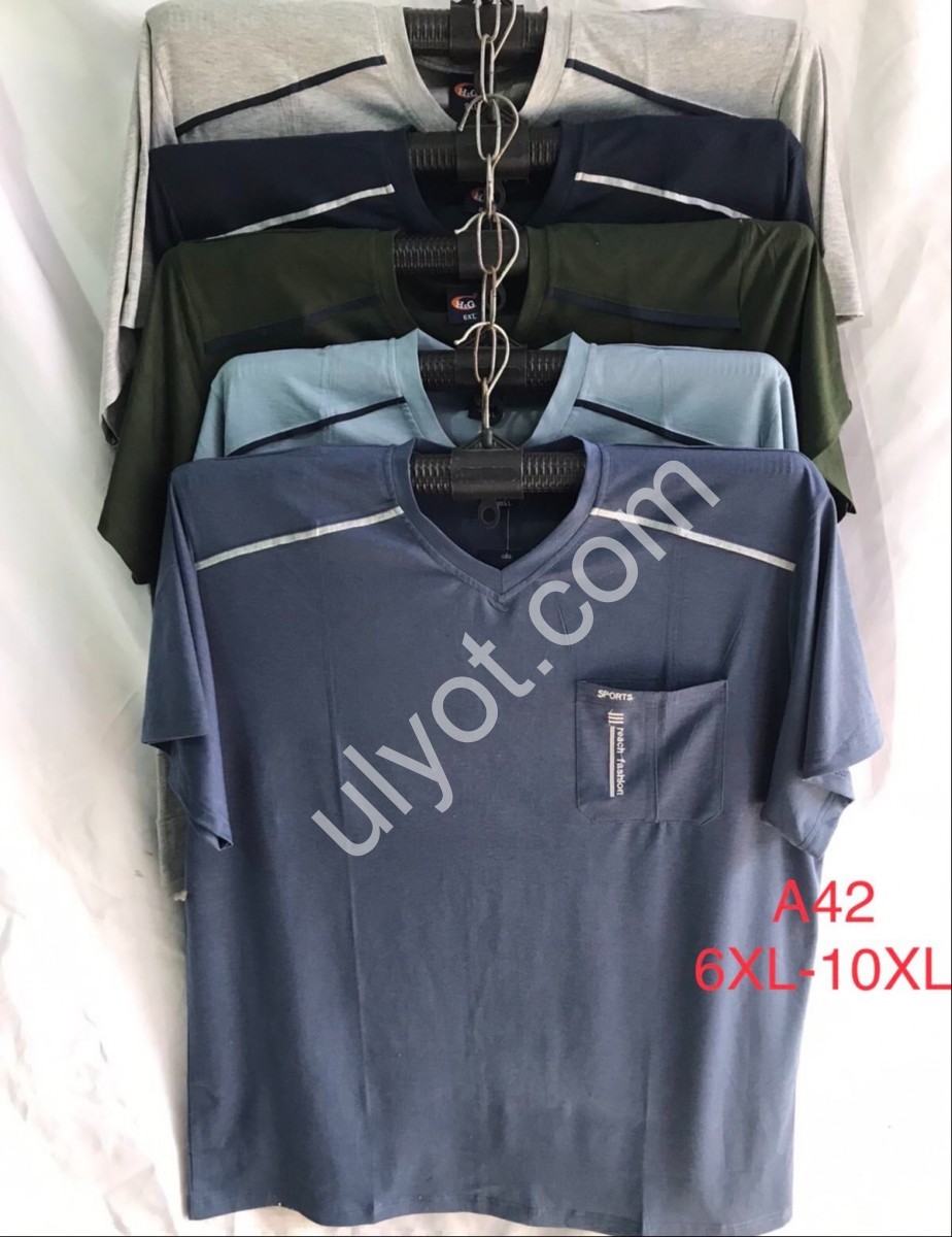 ФУТБОЛКА (6XL-10XL) МИКС A42