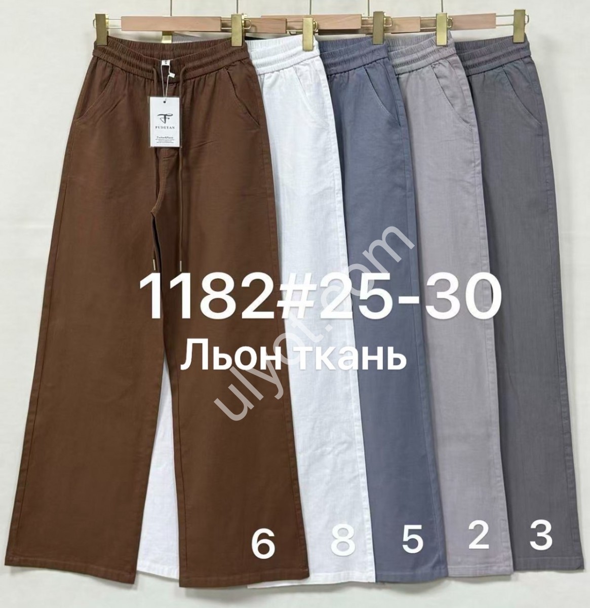 БРЮКИ (25-30) СЕРЫЙ 1182-3