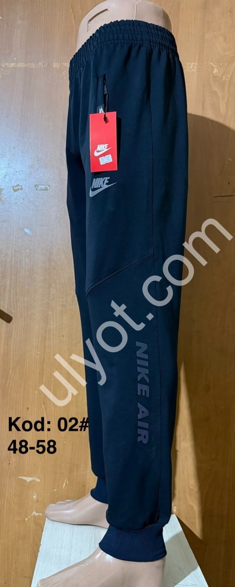 СПОРТ.ШТАНИ N02 (48-58) МАНЖЕТ Т.СИНІЙ 02