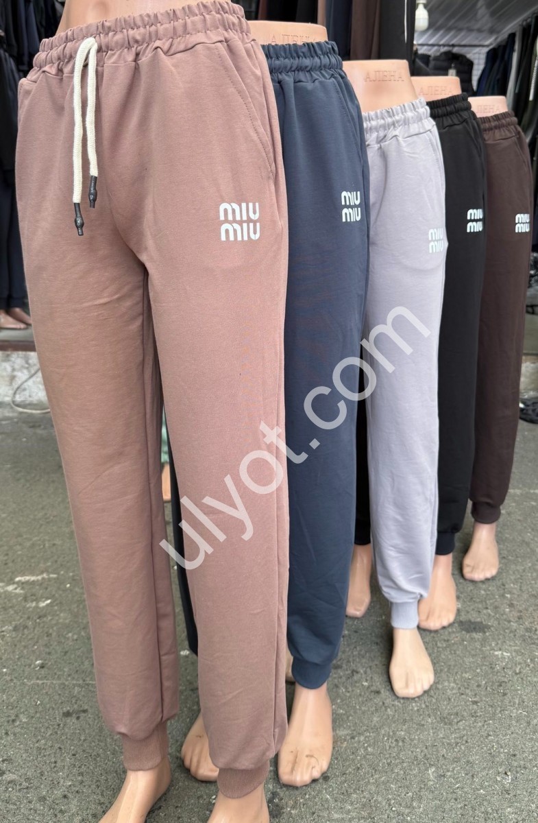 СПОРТ.ШТАНЫ M40 (44-52) МАНЖЕТ СЕРЫЙ 