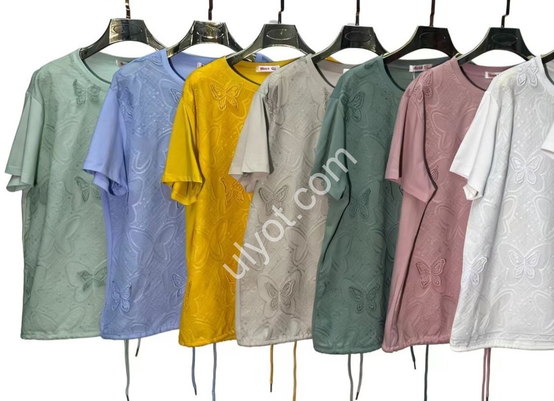 ФУТБОЛКА (2XL-5XL) ФІСТАШКА 8825