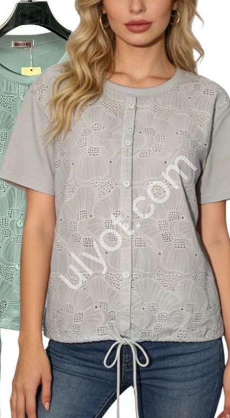 ФУТБОЛКА (2XL-5XL) ПУДРА 8827