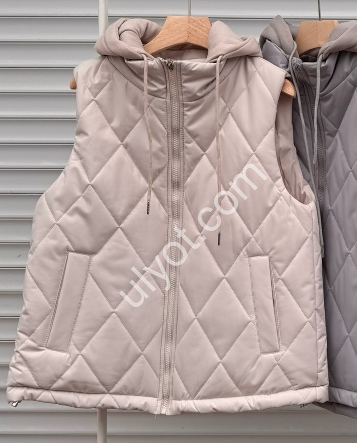 ЖИЛЕТКА (M-2XL) БІЖ 2563