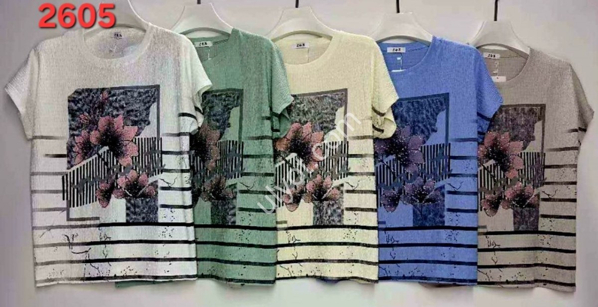 ФУТБОЛКА (ONESIZE 50-56) МИКС 2605