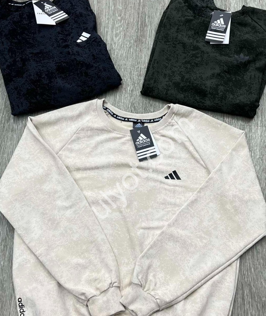 СВИТШОТ A01 (M-3XL) ЧЕРНЫЙ 