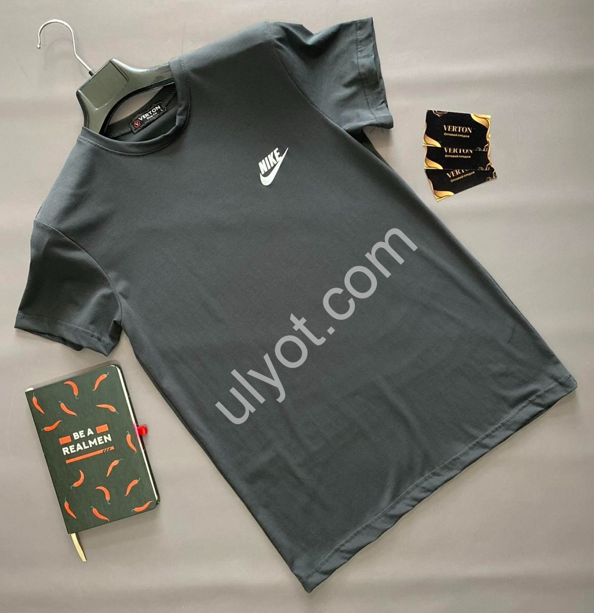 ФУТБОЛКА N02 (S-2XL) СЕРЫЙ 