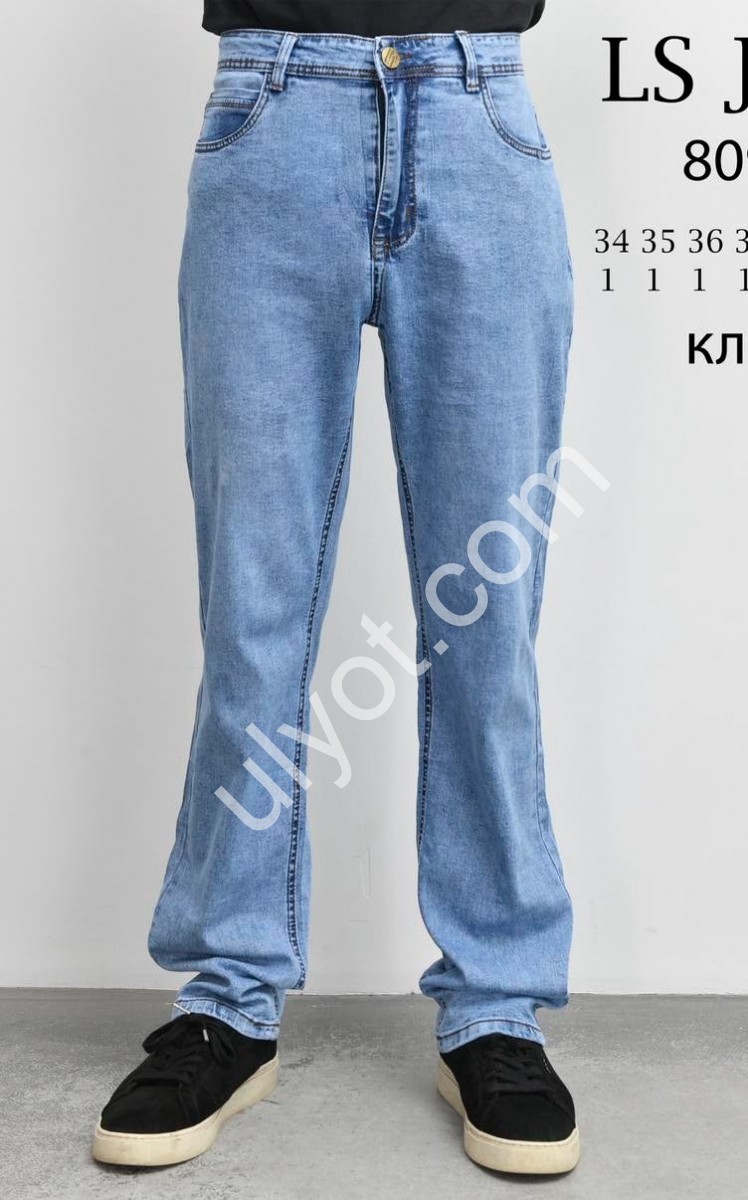 ДЖИНСИ LS JEANS (34-44) БЛАКИТНИЙ 809D