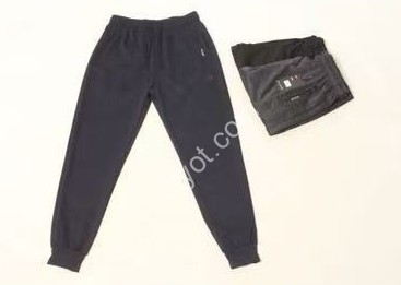 ШТАНЫ (М-3XL) МАНЖЕТ ЧЕРНЫЙ 2652