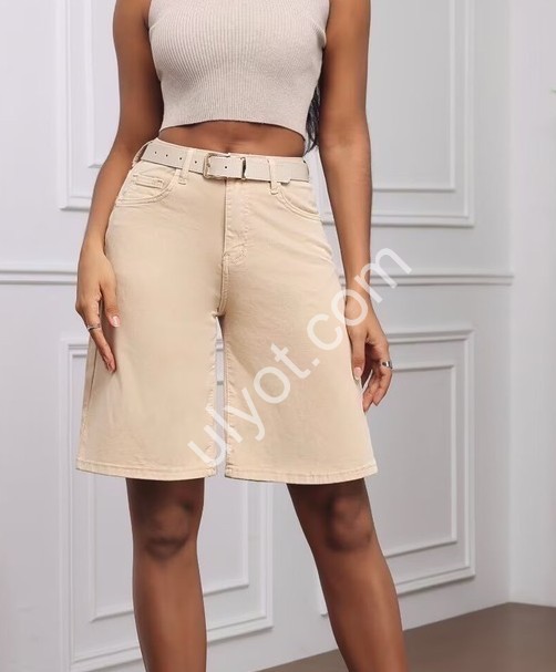 БЕРМУДИ M.SARA (XS-XL) БІЖ 6560-59