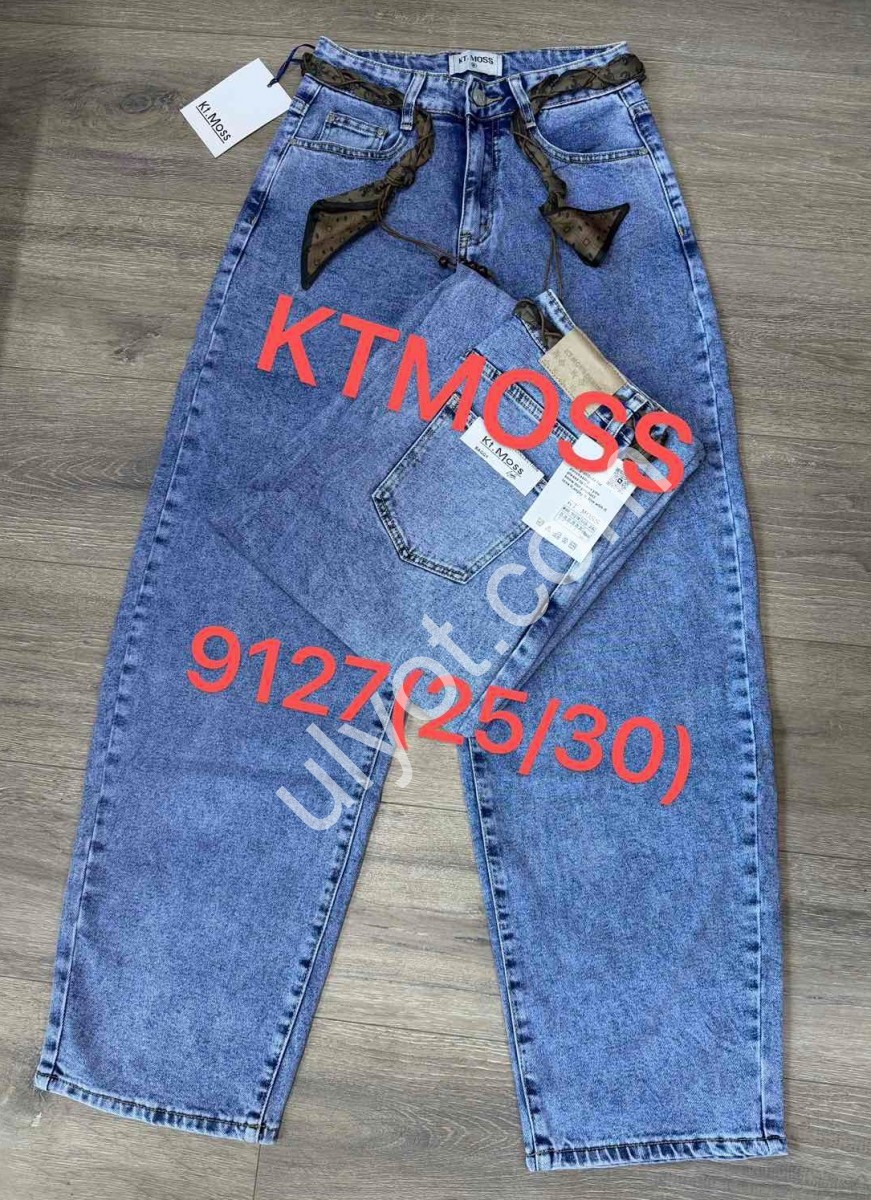 ДЖИНСЫ KT.MOSS (25-30) ГОЛУБОЙ 9127