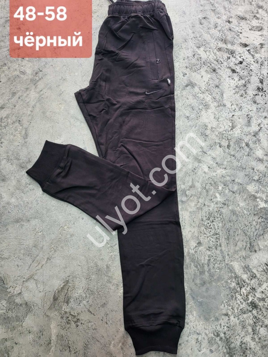 СПОРТ.ШТАНИ N02 (48-58) МАНЖЕТ ЧОРНИЙ