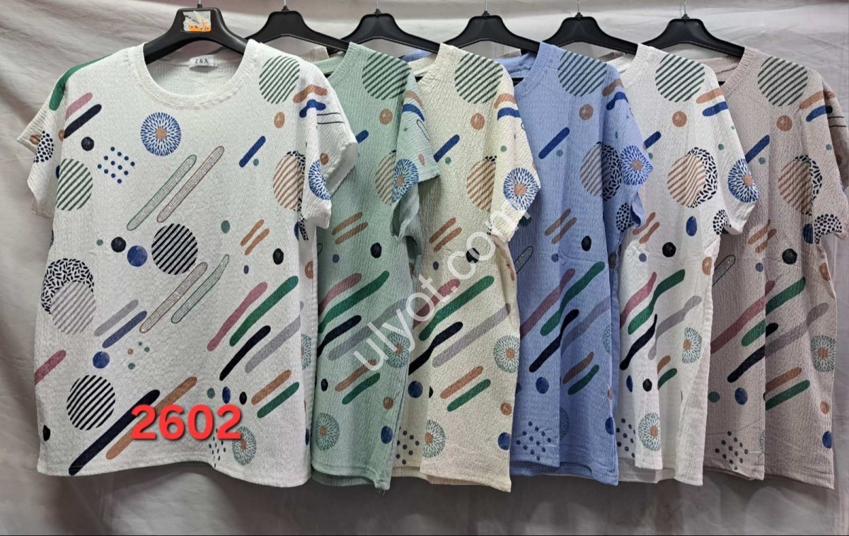 ФУТБОЛКА (ONESIZE 50-54) МИКС 2602