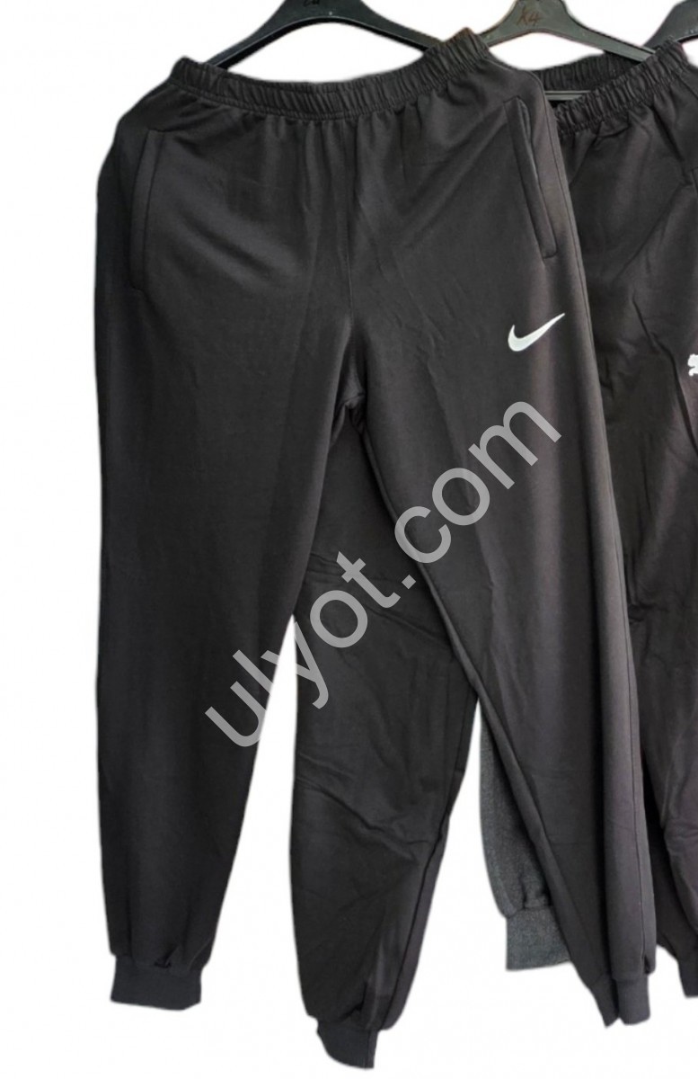 СПОРТ. ШТАНЫ N02 (46-54) МАНЖЕТ ЧЕРНЫЙ 