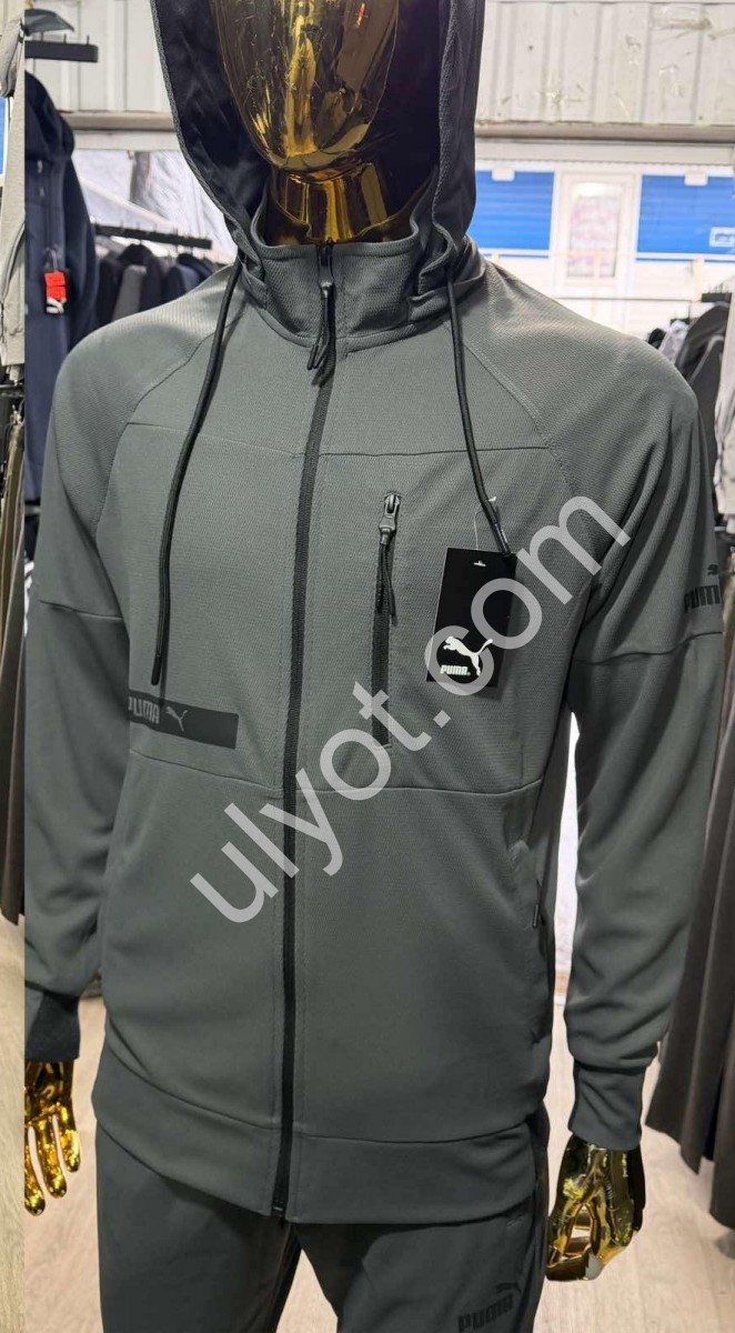 СПОРТ.КОСТЮМ P15 (46-54) МАНЖЕТ СЕРЫЙ 309/1-112/1