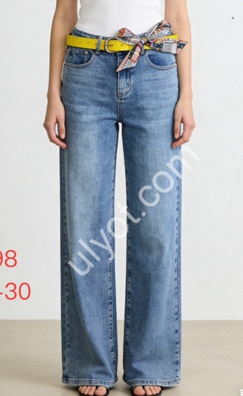 ДЖИНСЫ DENIM NEW (25-30) СИНИЙ 598