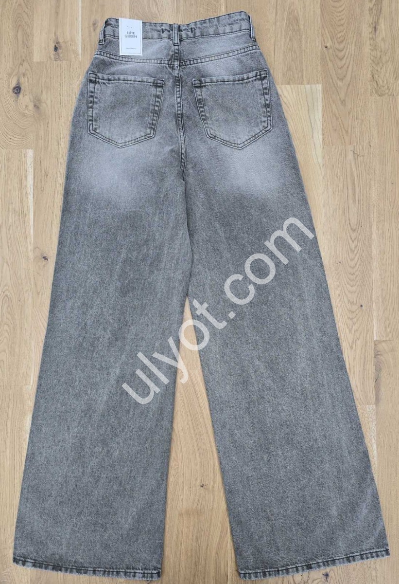 ДЖИНСЫ ELITE QUEEN (25-30) СЕРЫЙ 1312-383