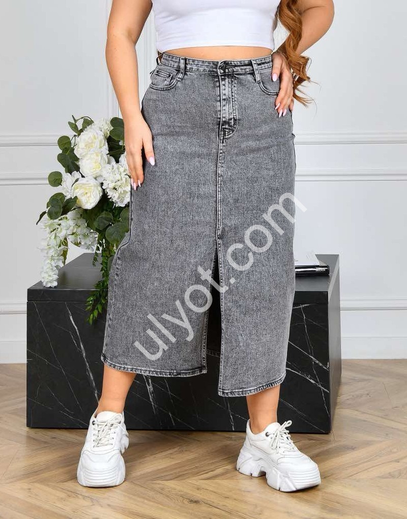 Спідниця KT.MOSS (30-36) СІРИЙ 509