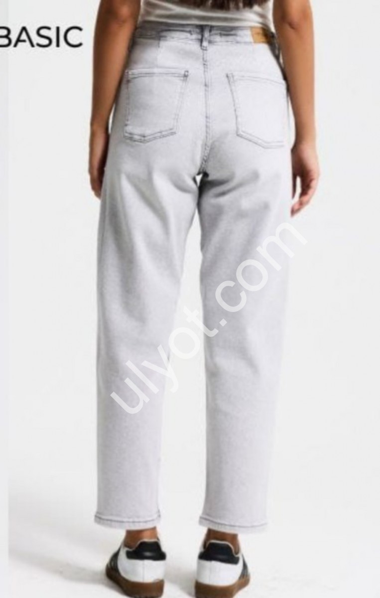 ДЖИНСЫ IT'S BASIC (34-42) СЕРЫЙ 3506/4s6/12